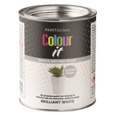 24X - Paint Factory Brilliant White Gloss Tin Paint 300ml